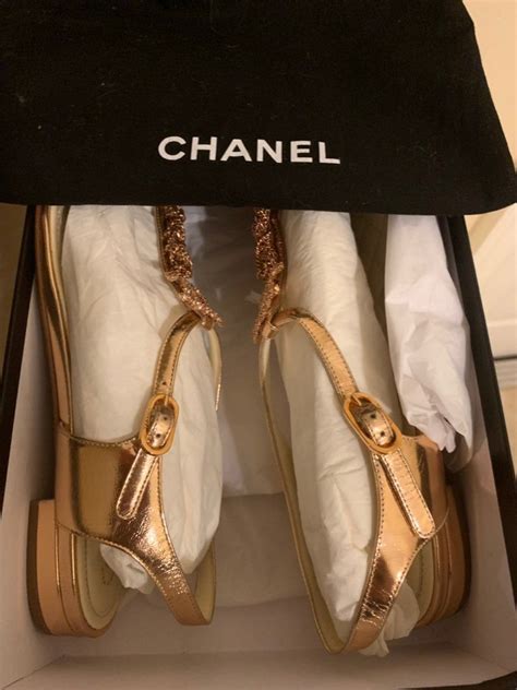 chanel tourist sandals|authentic chanel sandals.